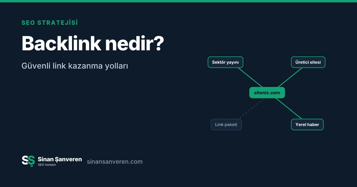 Sektör yayını, üretici sitesi ve yerel haberden gelen doğal linkler ile riskli link paketi