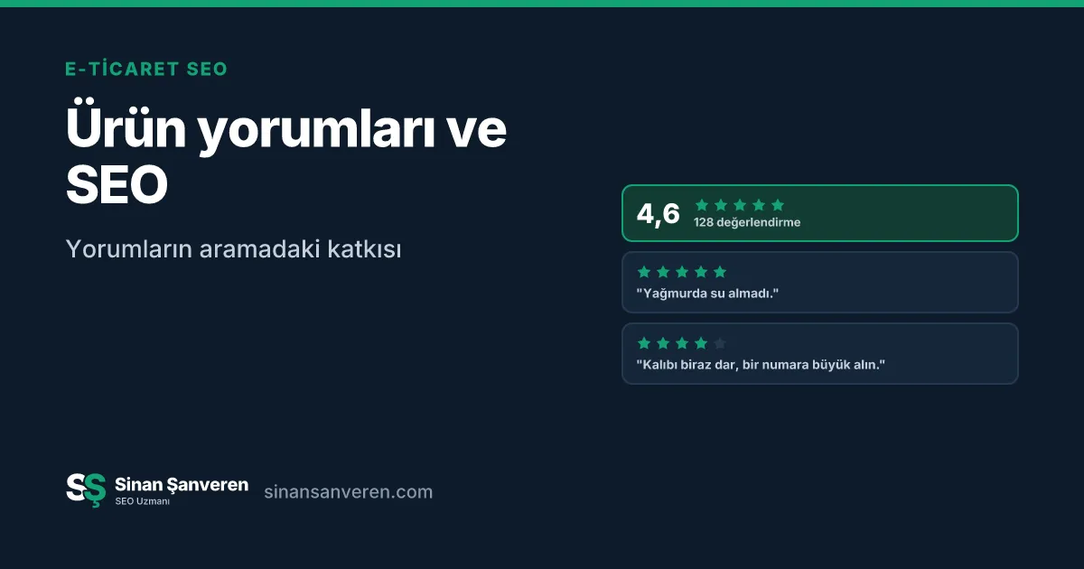 Yıldızlı ürün puanı ve müşteri yorumları