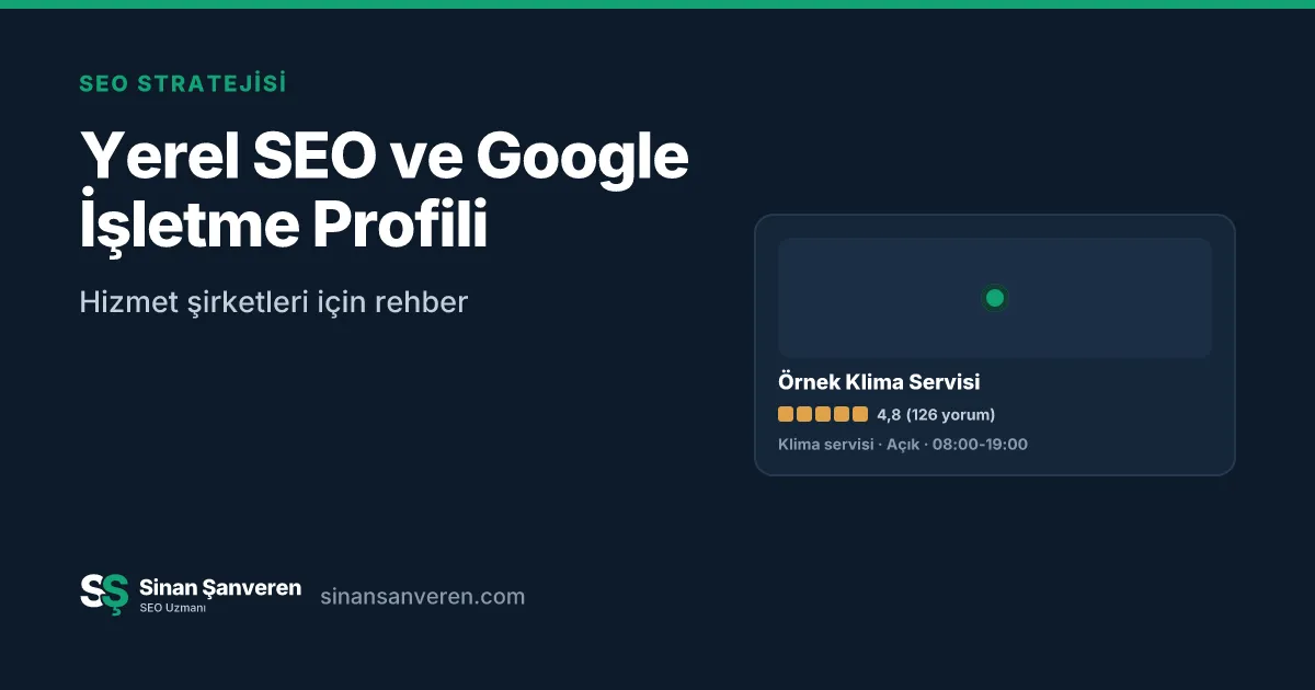 Haritada konumu, puanı ve çalışma saatleri görünen bir Google İşletme Profili kartı